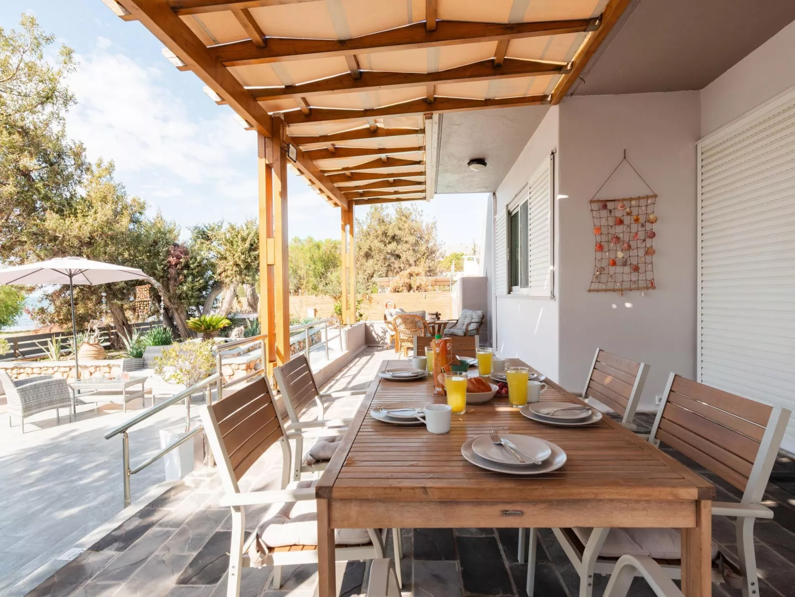 Villa Perla am Strand mit Meerblick-Buiten