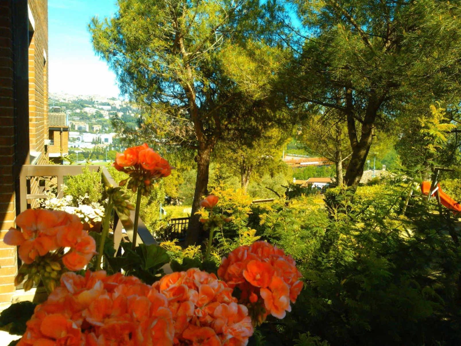 NICE LITTLE FLAT IN THE  GREENERY  IN PERUGIA-Buiten