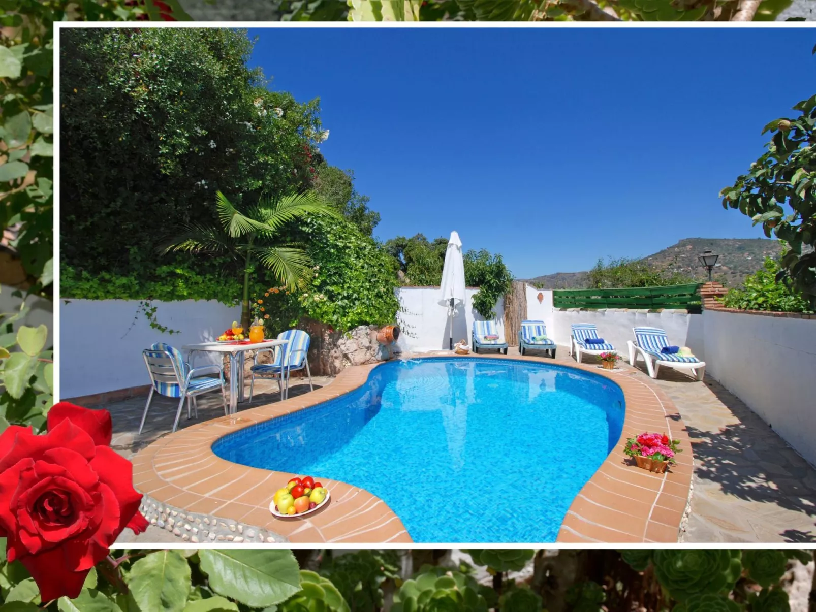 Schönes Landhaus mit Pool, Klimaanlage, Privatsphäre.-Buiten