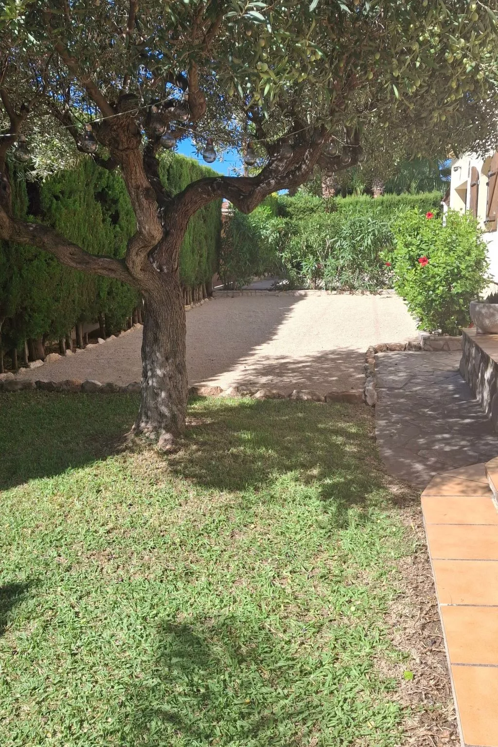 Ferienhaus mit Pool am Meer - Buiten