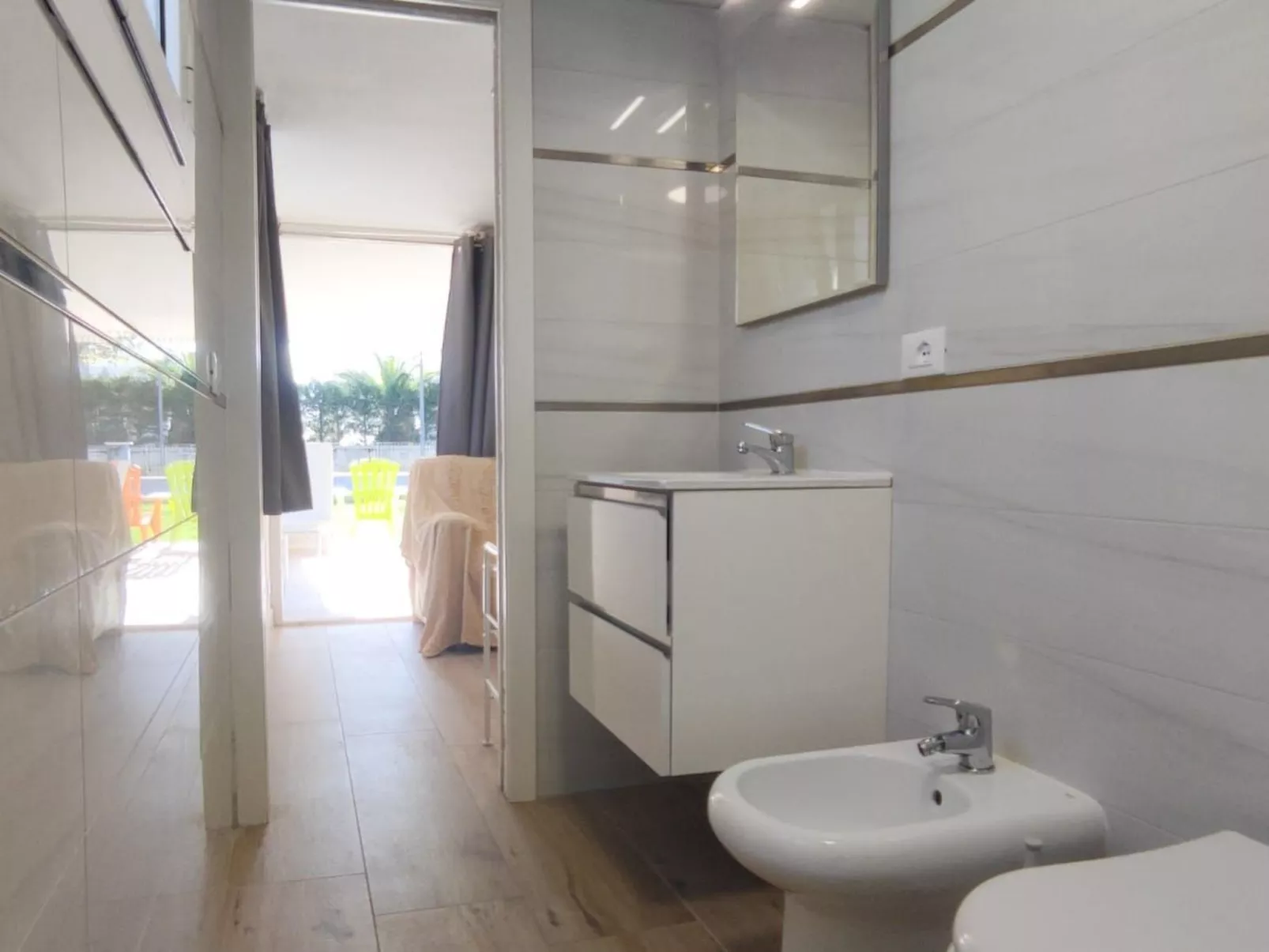 App. "Villa Miami B" mit Terrasse im Erdgeschoss-Binnen