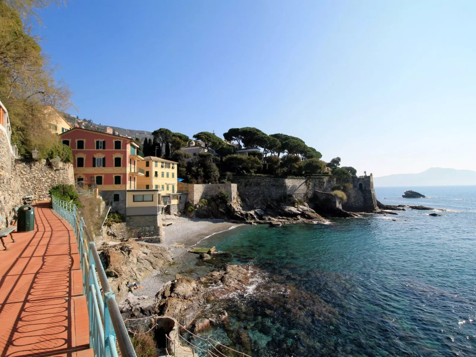 Appartamento "Nervi" mit Wi-Fi-Buiten