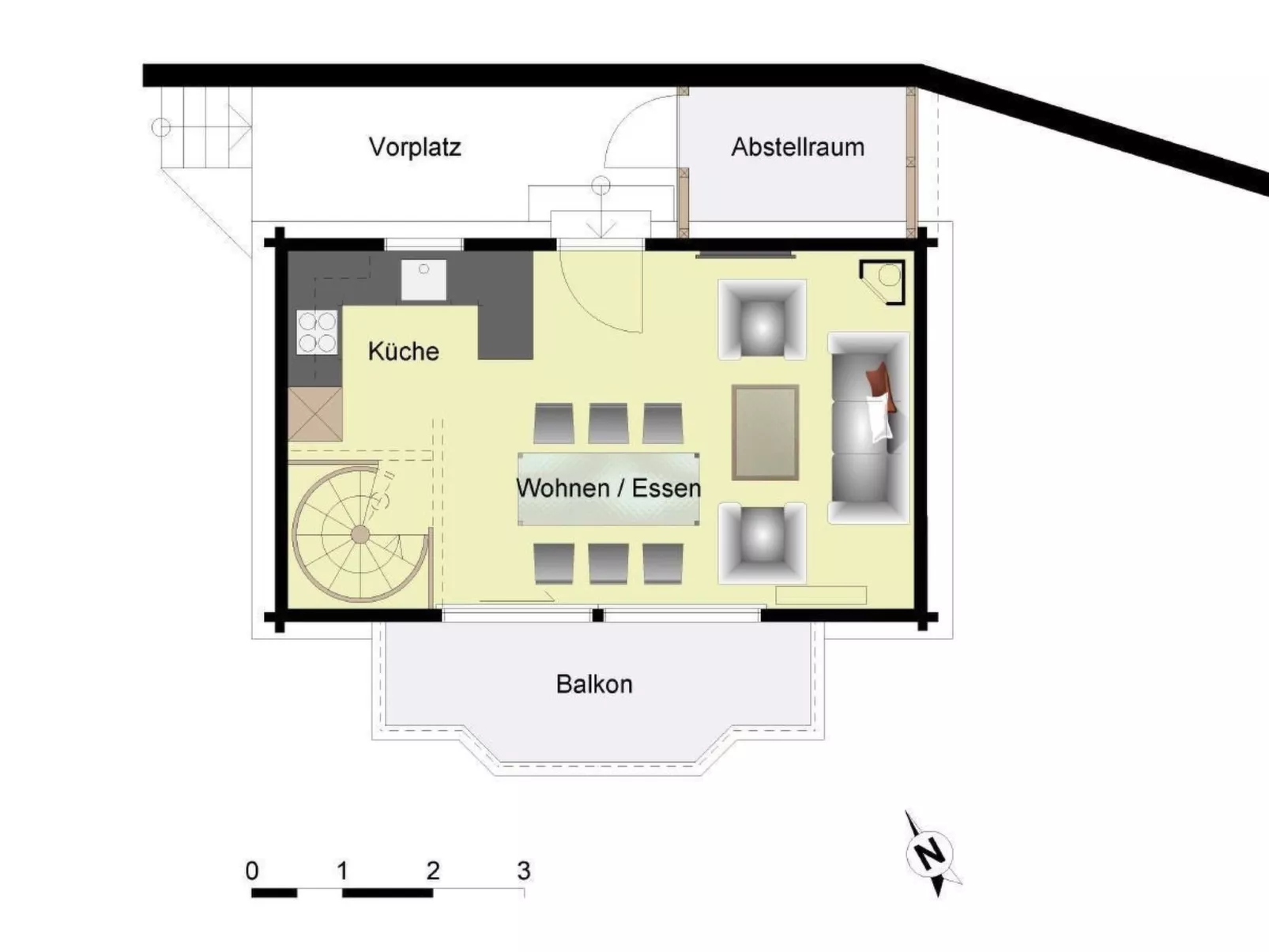 Chalet Eiger View-Binnen