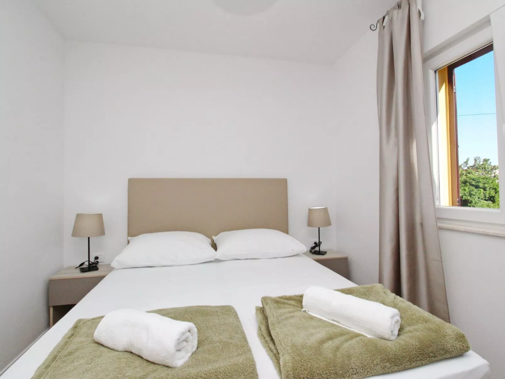 Tolles Appartement in Baška mit Eigenem Balkon-Binnen