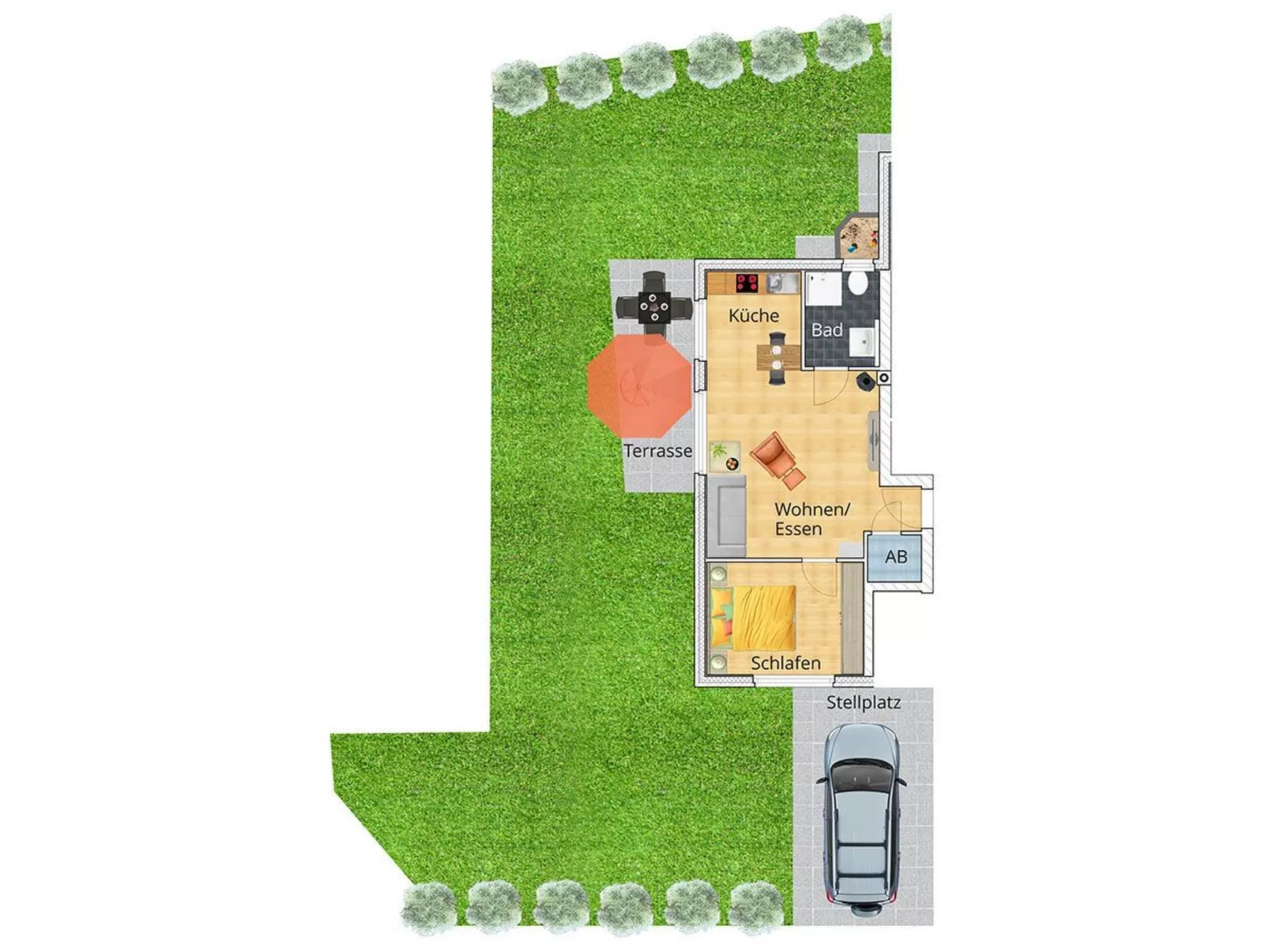 Gesamte Wohnung in Burhave mit Eigener Terrasse-Binnen