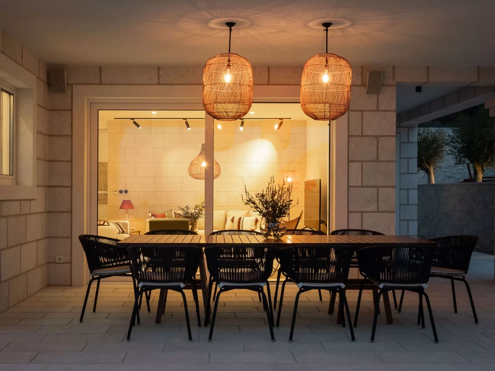 Villa Vespera mit atemberaubender Aussicht-Buiten