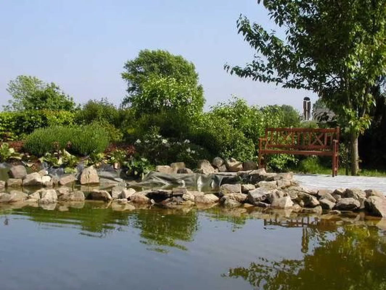 Vue au Jardin-Buiten