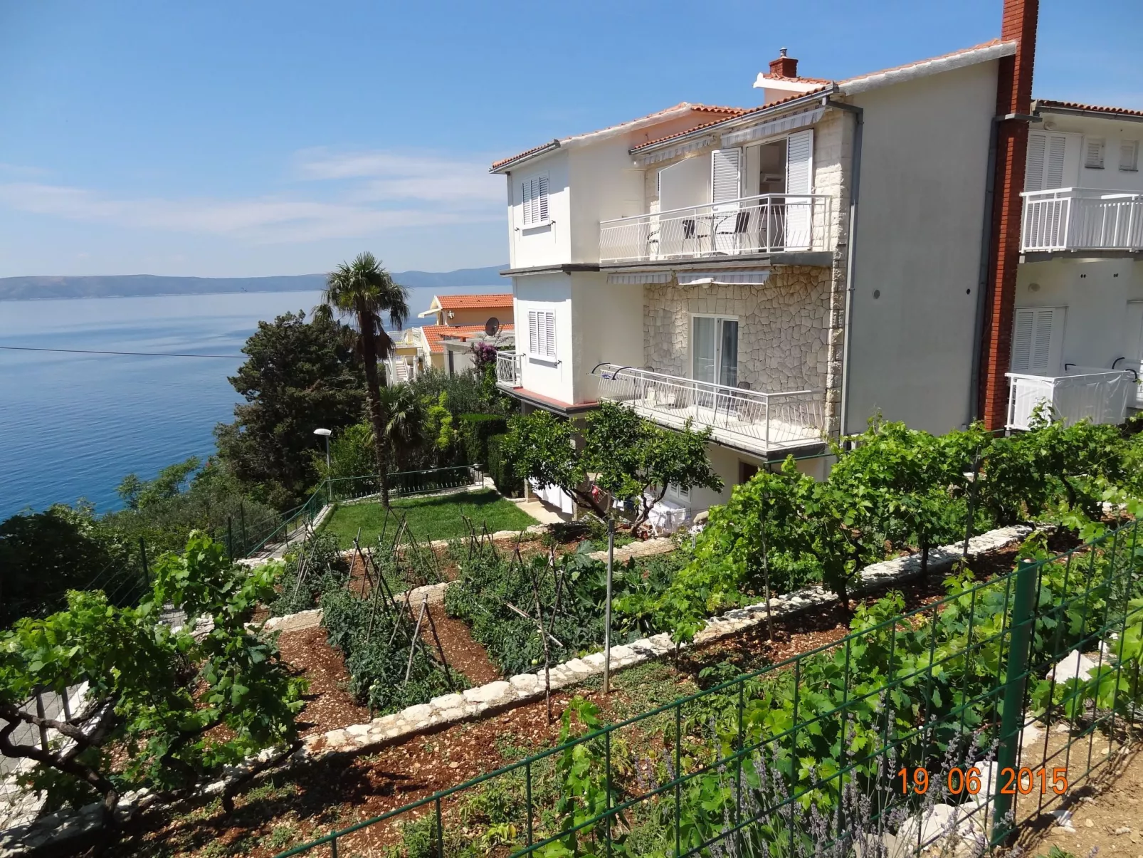 Ruhige Ferienwohnung mit Meerblick-Buiten