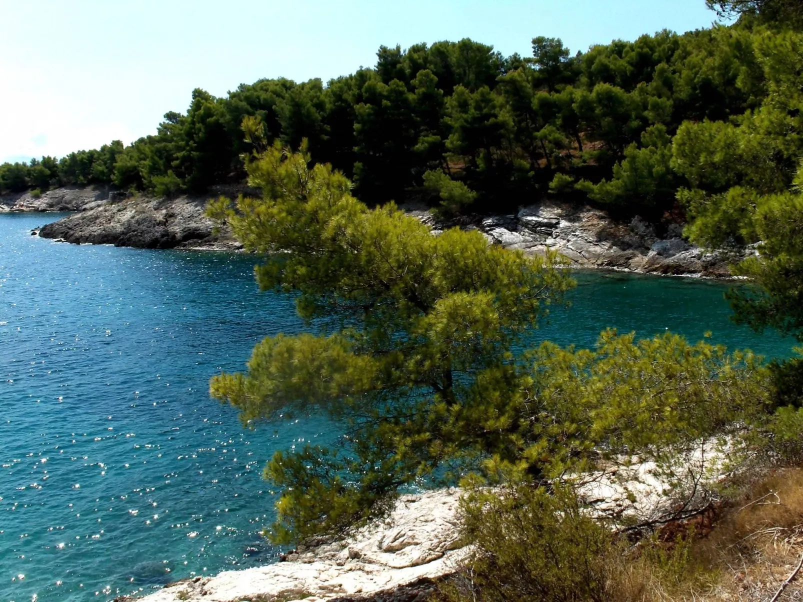 Kleines Steinhaus in einem ruhigen Ort auf der Insel Solta-Buiten