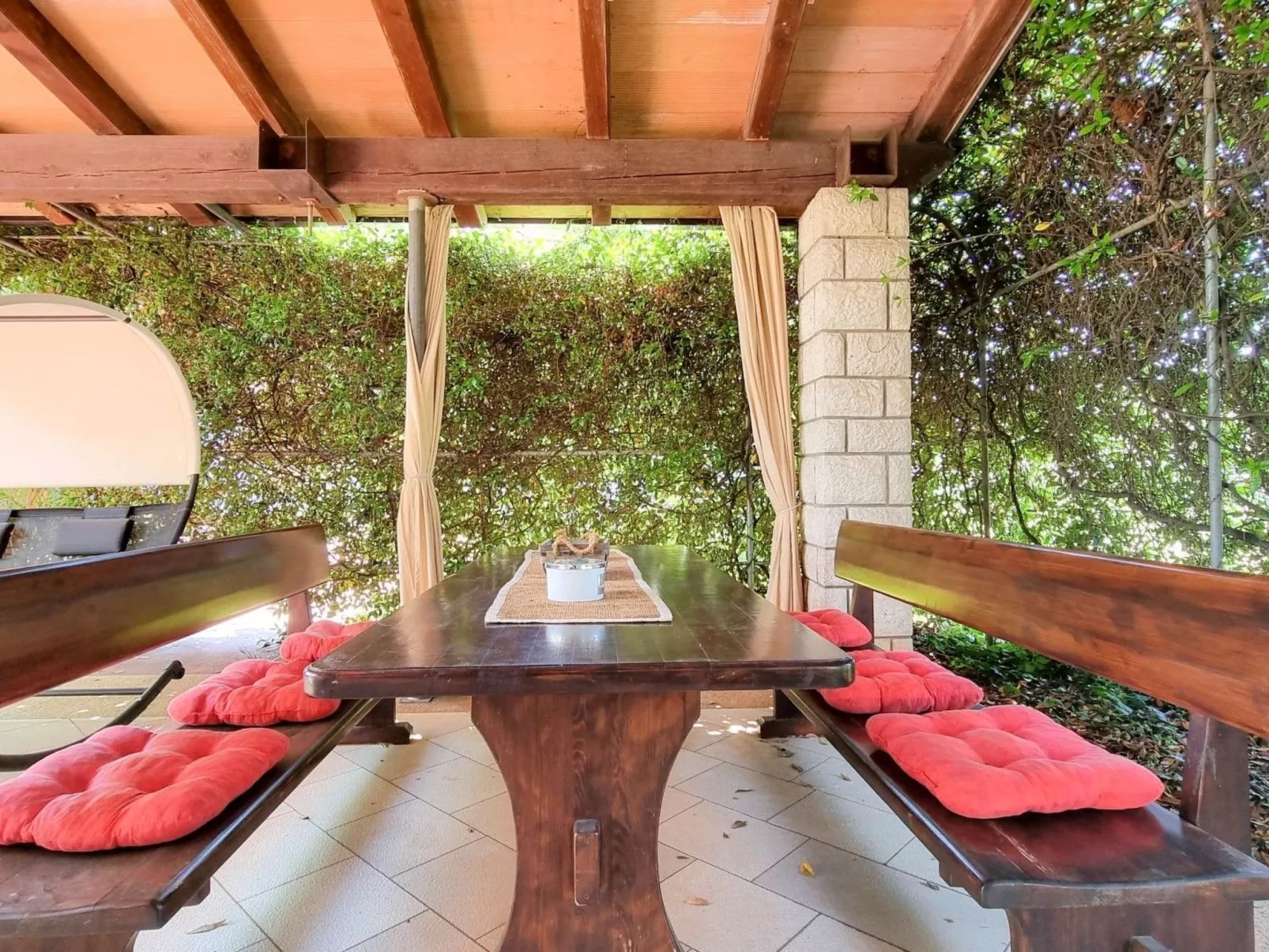 Einzimmerwohnung "Nadja 2" mit Terrasse-Buiten