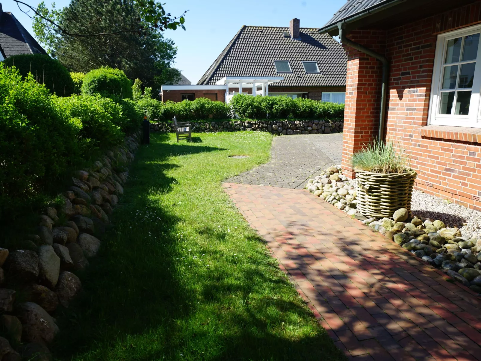 Wohnung in Morsum mit Terrasse-Buiten