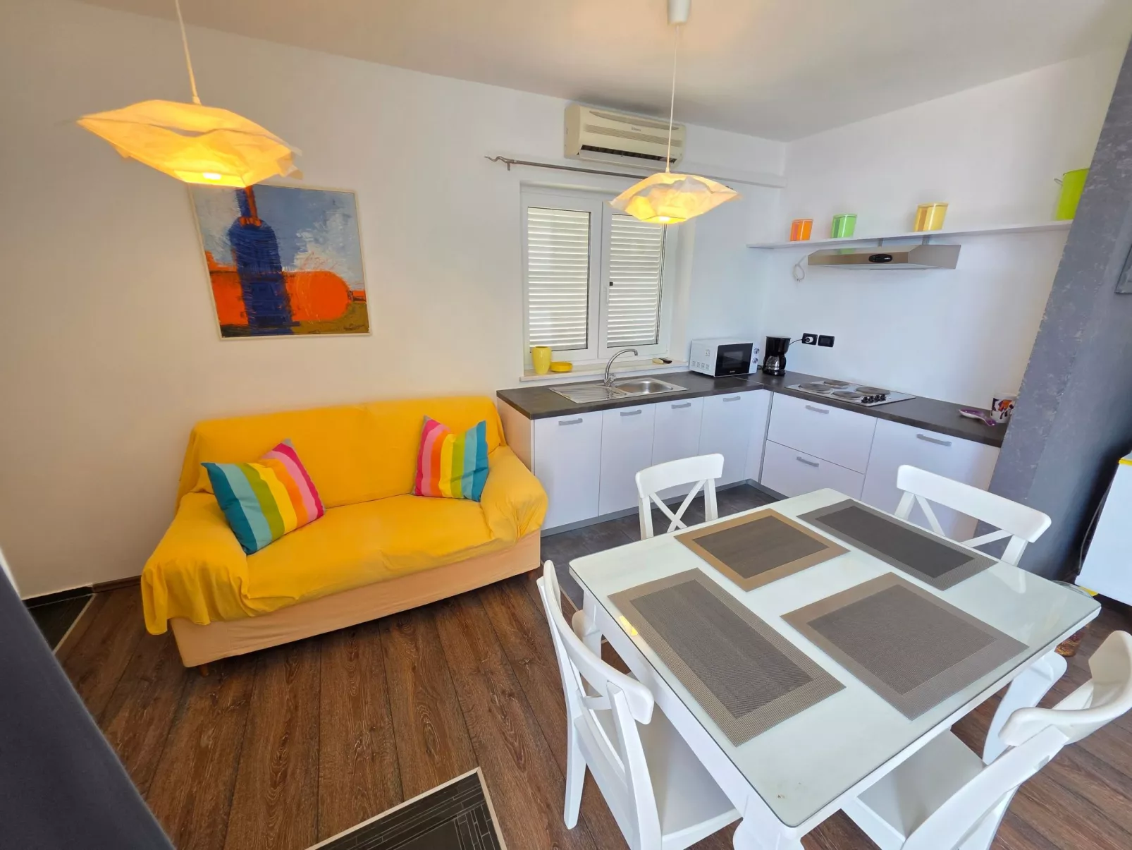 Wohnung für 4 Personen mit Meerblick-Binnen