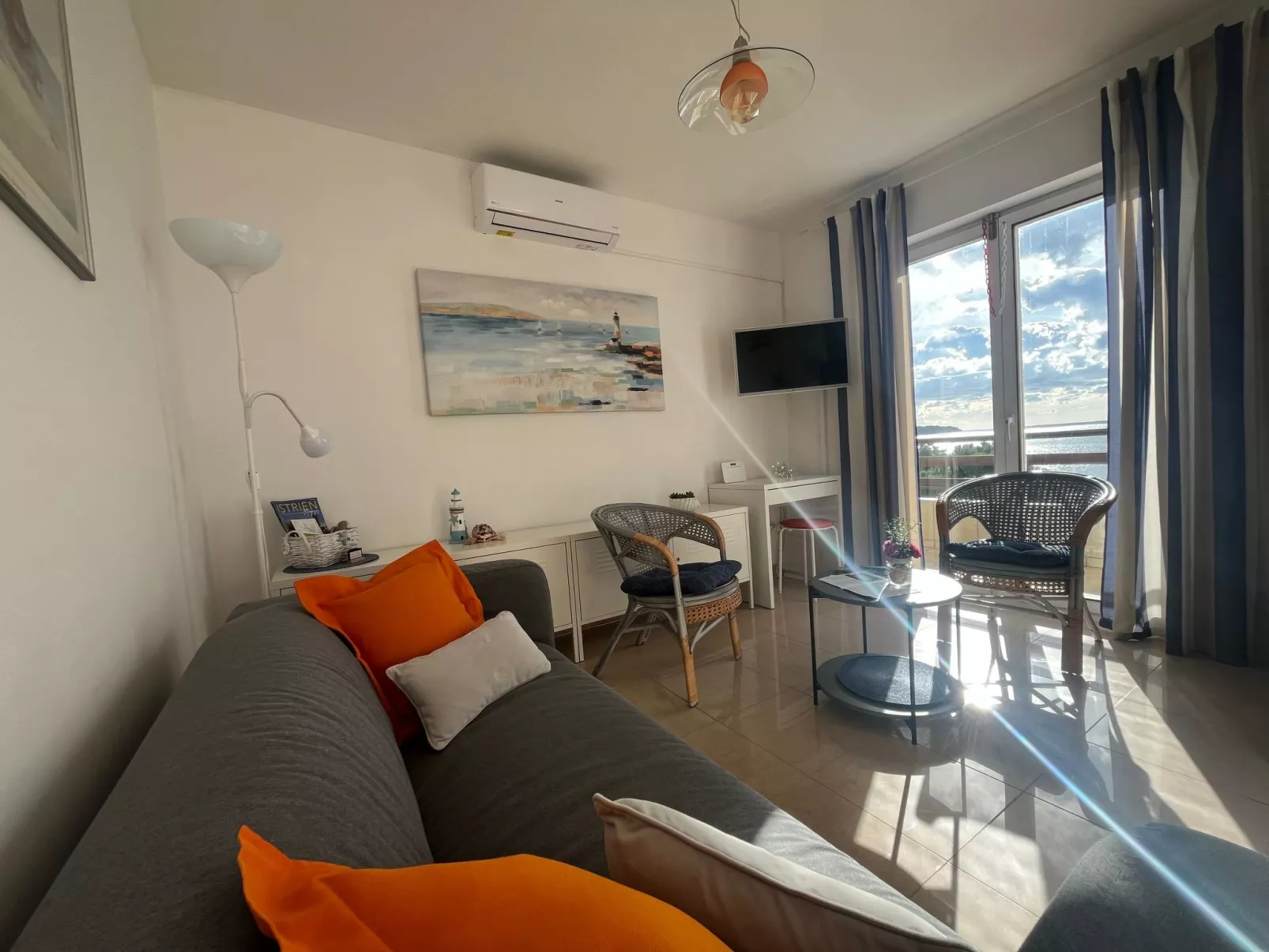 Apartment Marijana mit Meerblick-Binnen