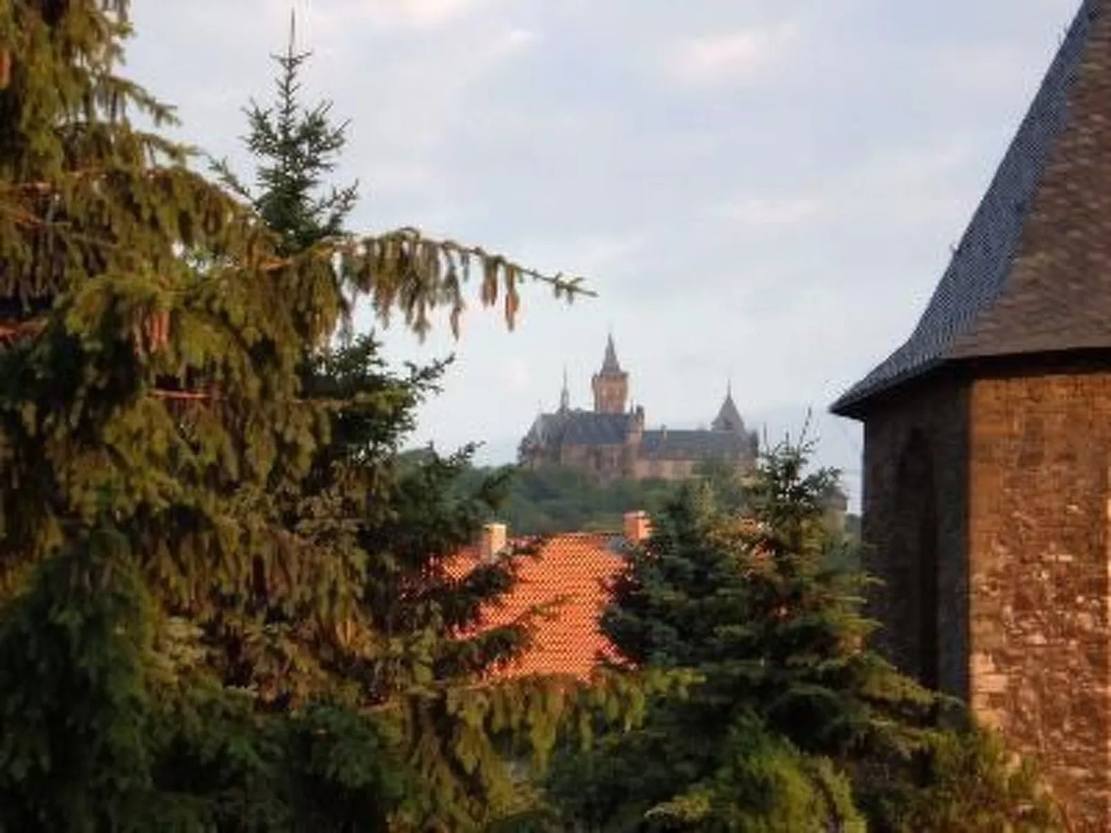 Große Ferienwohnung in Wernigerode mit Garten-Buiten