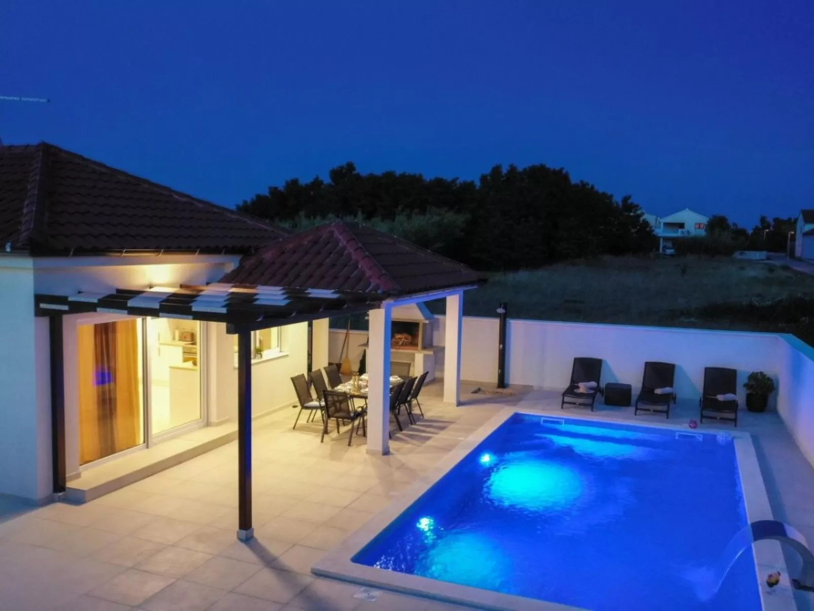 Villa mit beheiztem Pool Privlaka - TA Leut Agency-Binnen