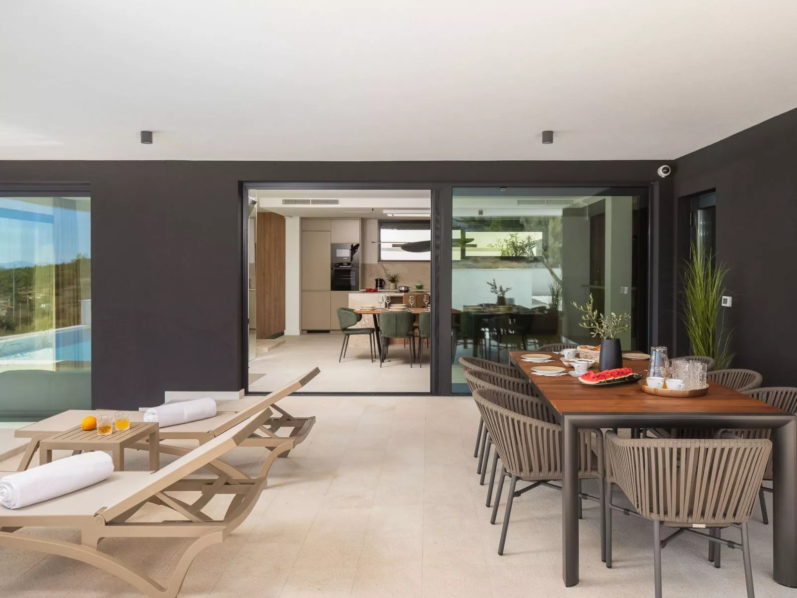 Ferienvilla "Oliva" mit Sauna-Buiten