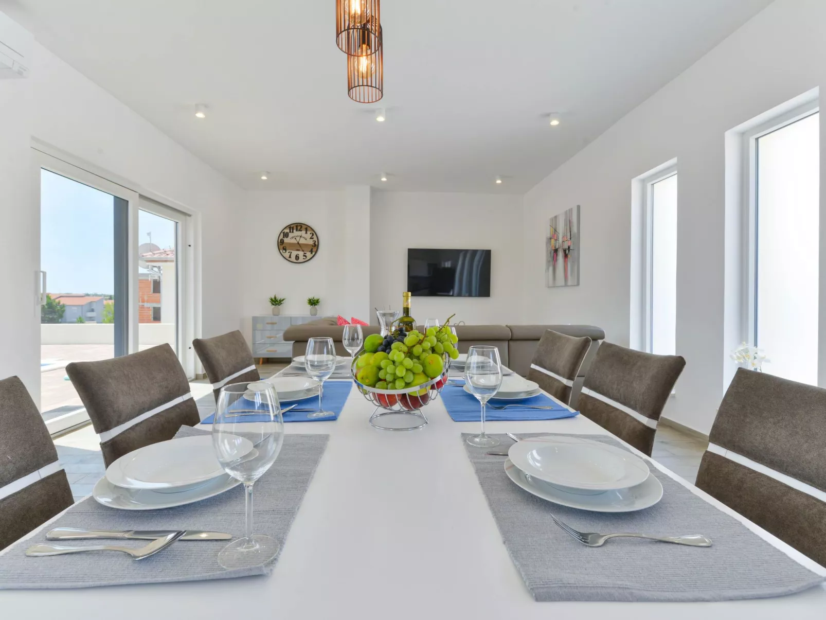 Villa in Vrsi 01 mit beheiztem Pool - TA Leut Agency-Binnen