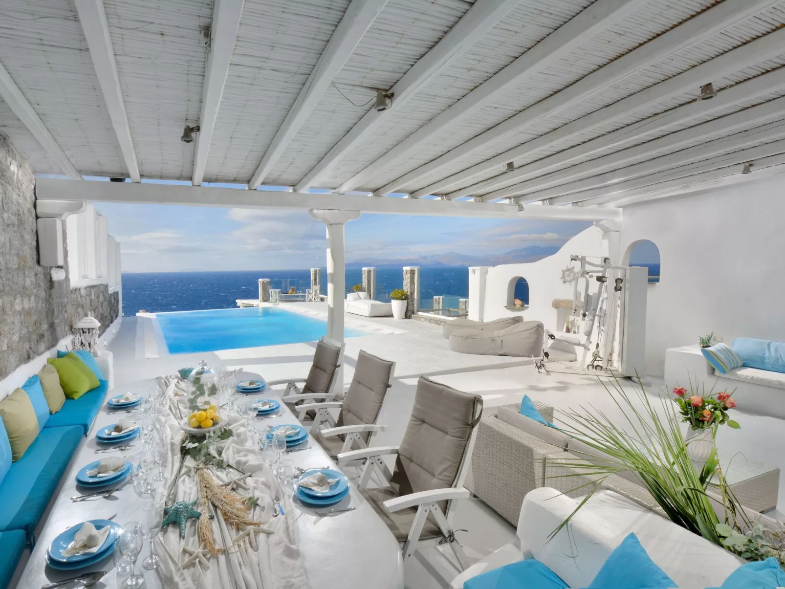 "Calypso Sunset" mit Terrasse-Binnen