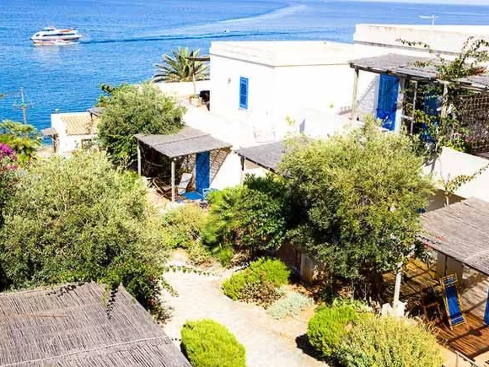 Marettimo' Wohnung in Strandnähe-Buiten