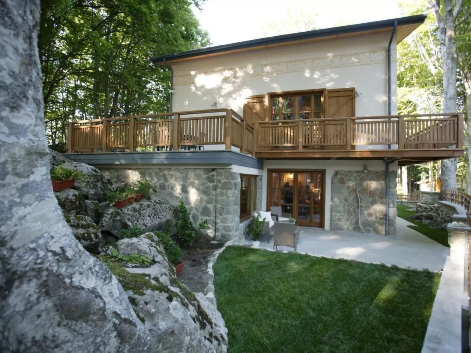 Berg "Chalet Galli" mit SPA-Buiten