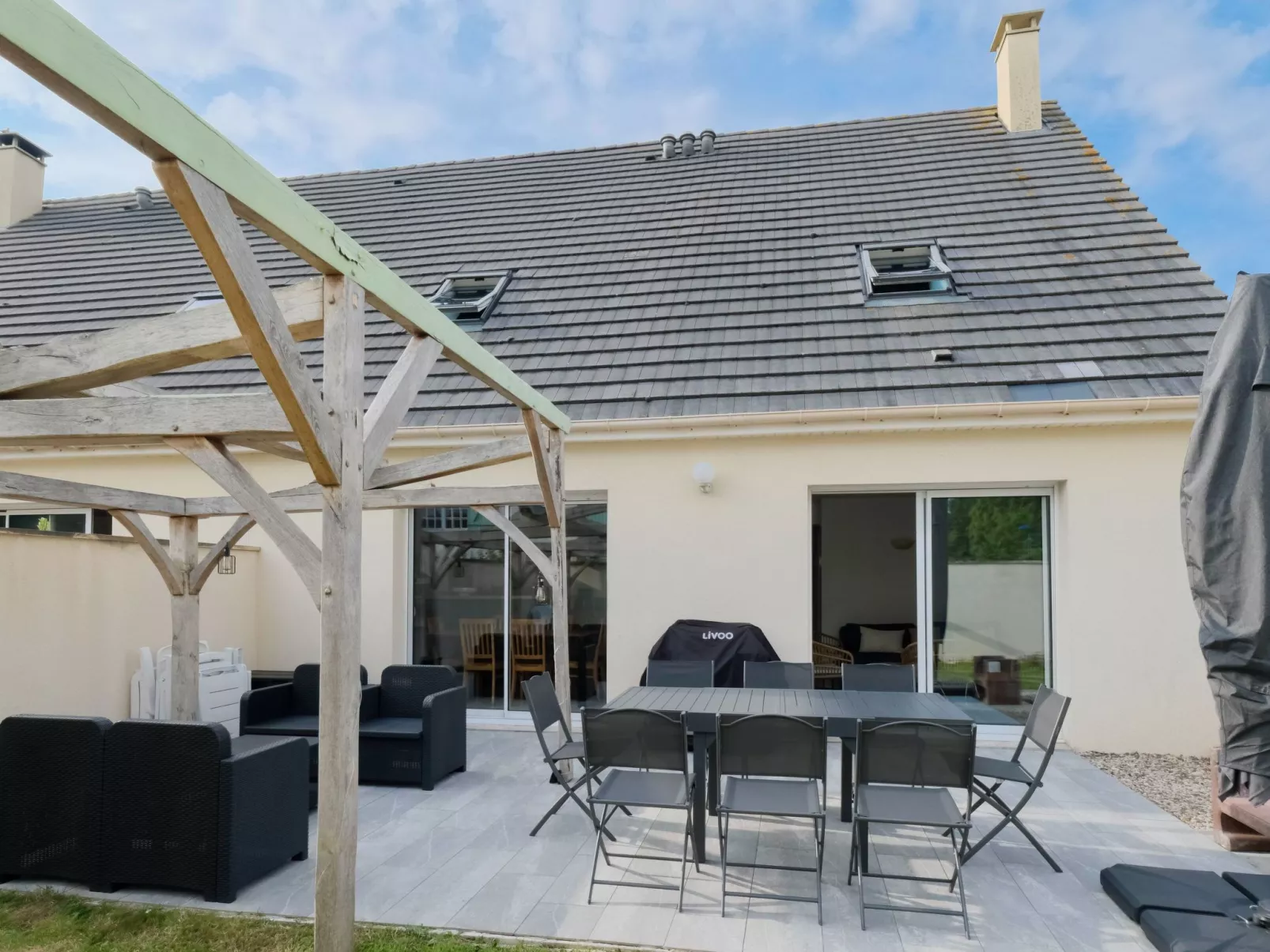 Haus "L'Oyat" mit Garten und Plancha-Binnen