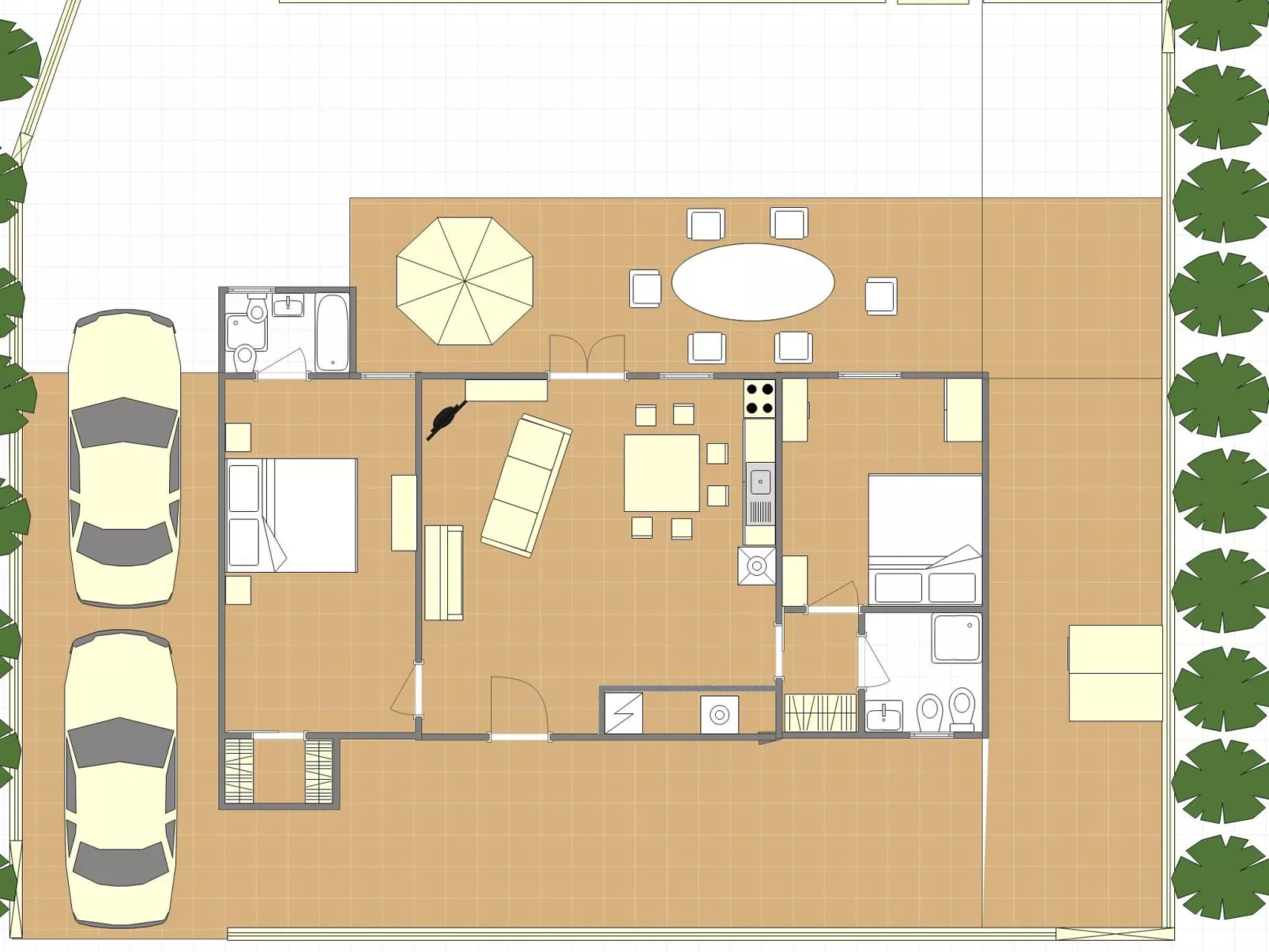 Haus in Ostra mit privatem Pool-Binnen