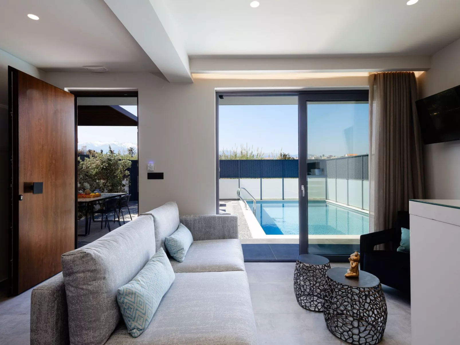 VillAgioi Villa II 2-BR Pool Villa, zu Fuß zum Strand-Binnen