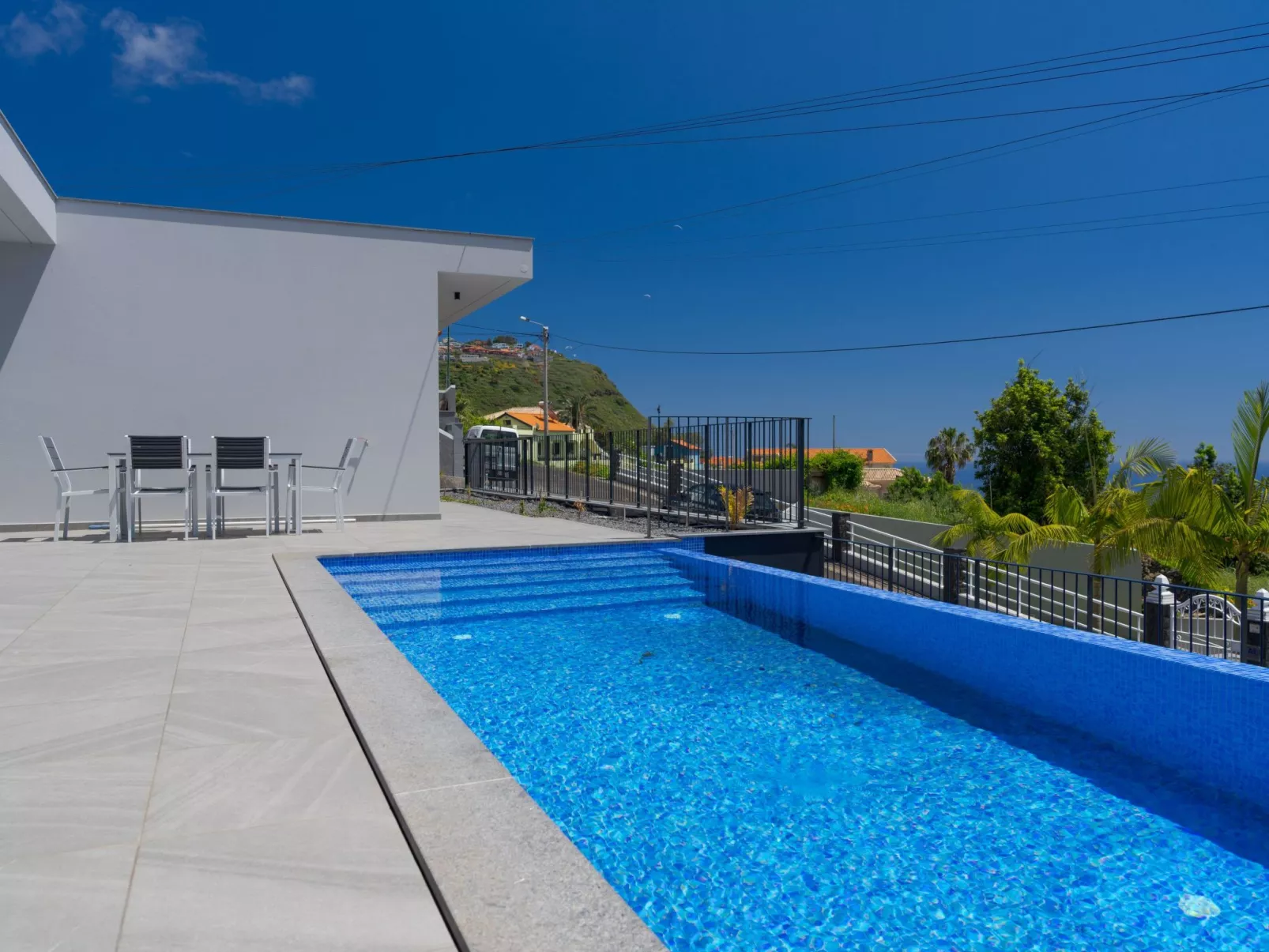 Bucht Calheta Villa-Buiten