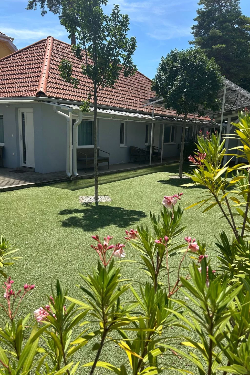 Caesar Apartment mit Terrasse, nahe dem Balaton-Buiten