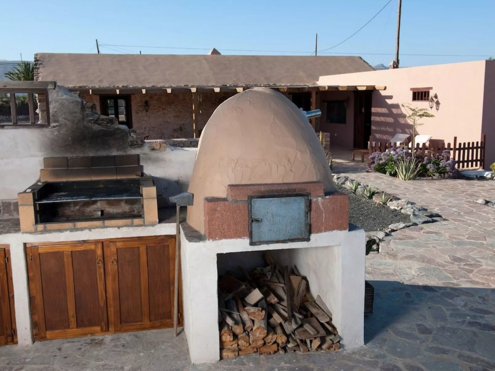 Kanarisches Haus mit privatem Pool und Garten-Buiten