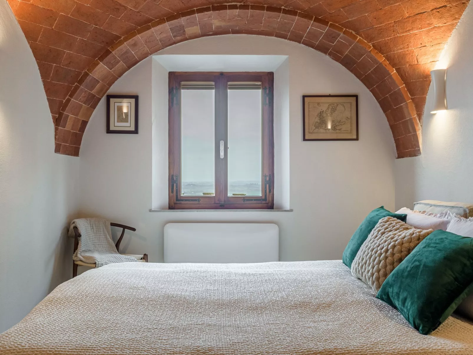 Toskanisches Apartment mit Gewölbedecken und Terrasse-Binnen