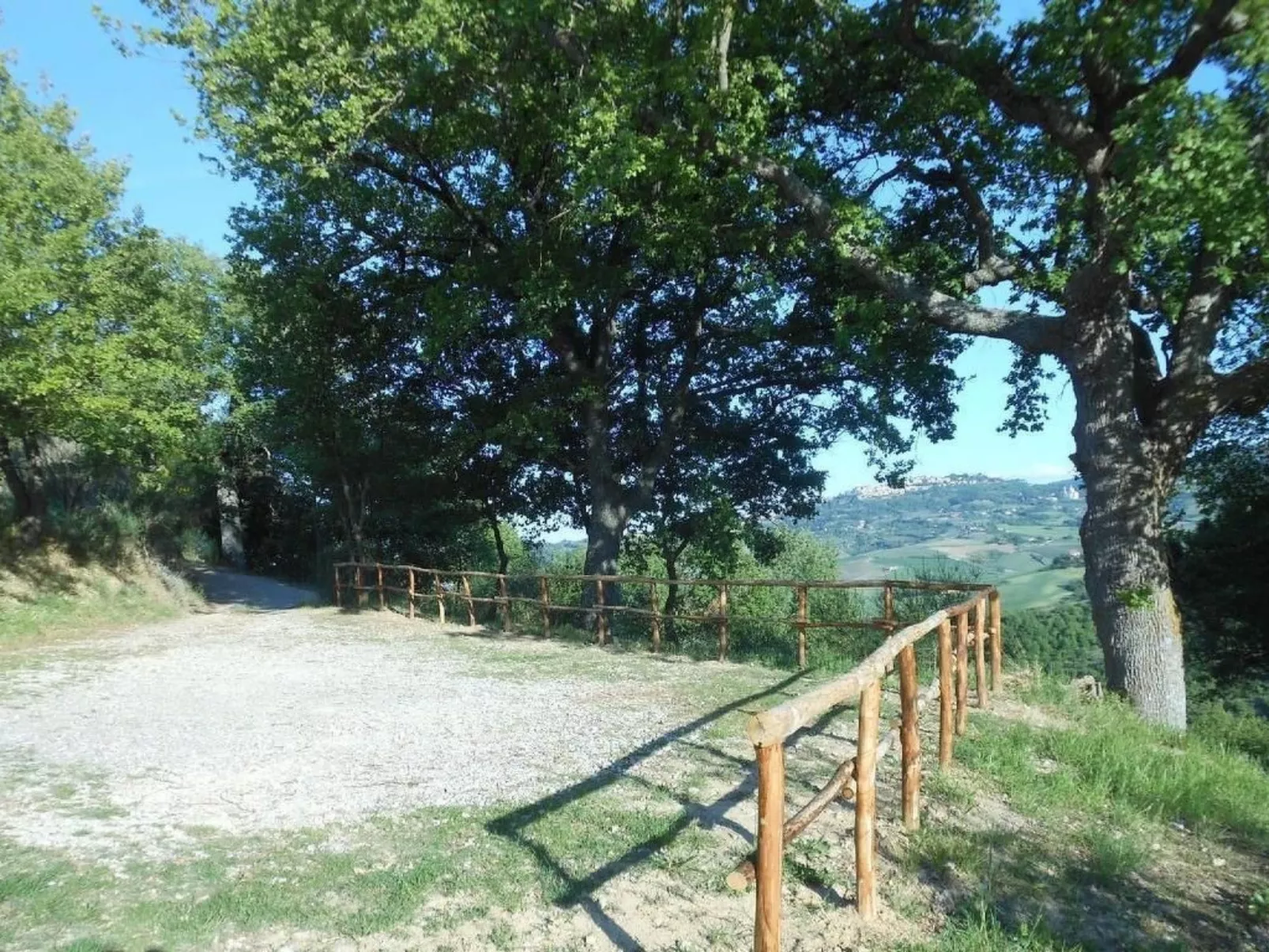 Casa Mulinello, Blick auf das Tal von Montepulciano-Buiten