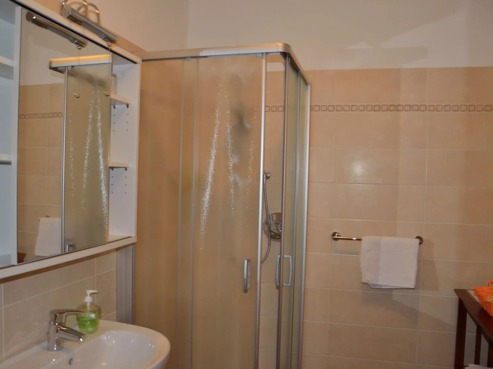 Mit Blick auf den Comer See-Binnen