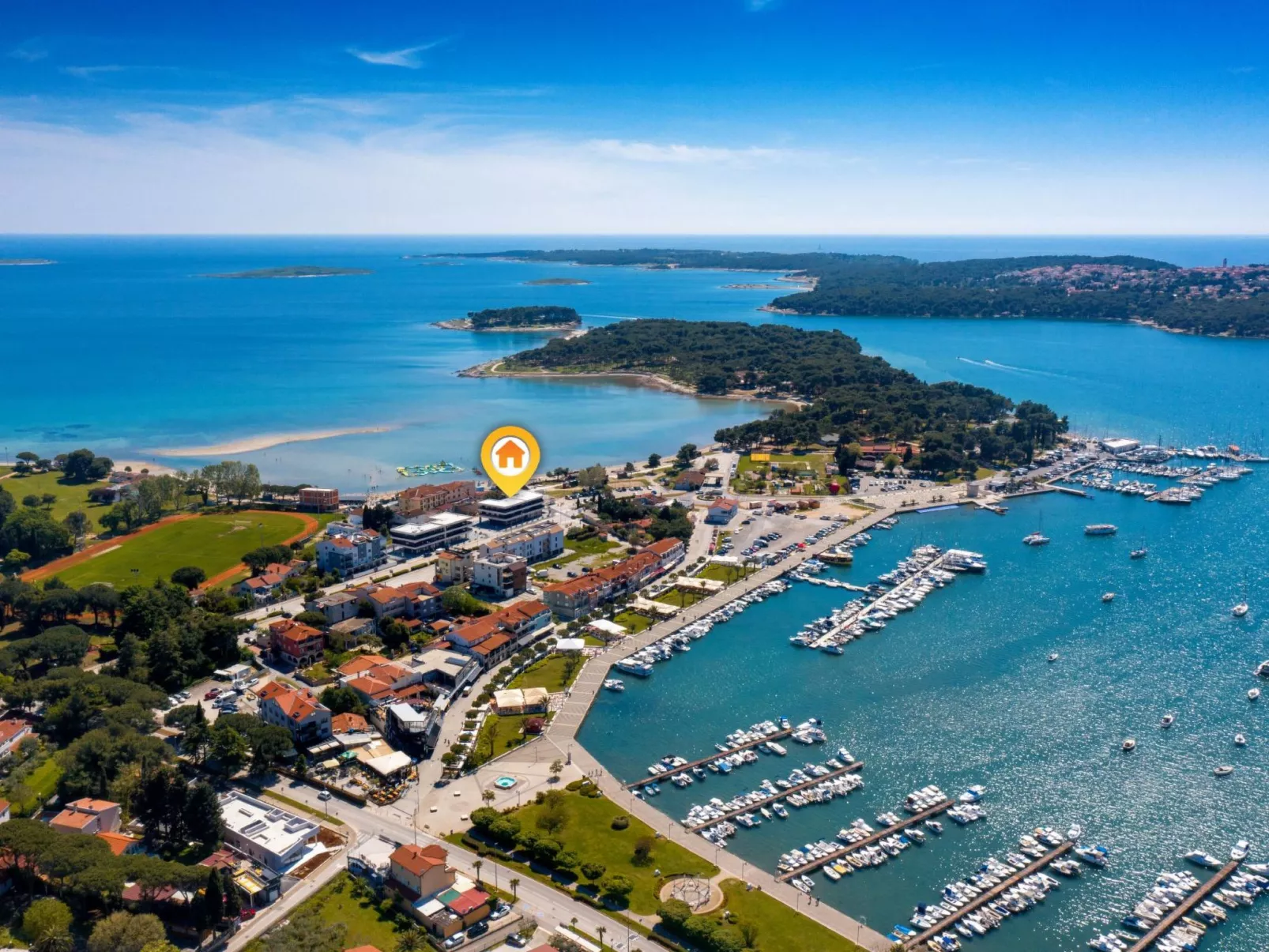 Wohnung "A'more Bijeca2" mit Blick auf das Wasser-Buiten
