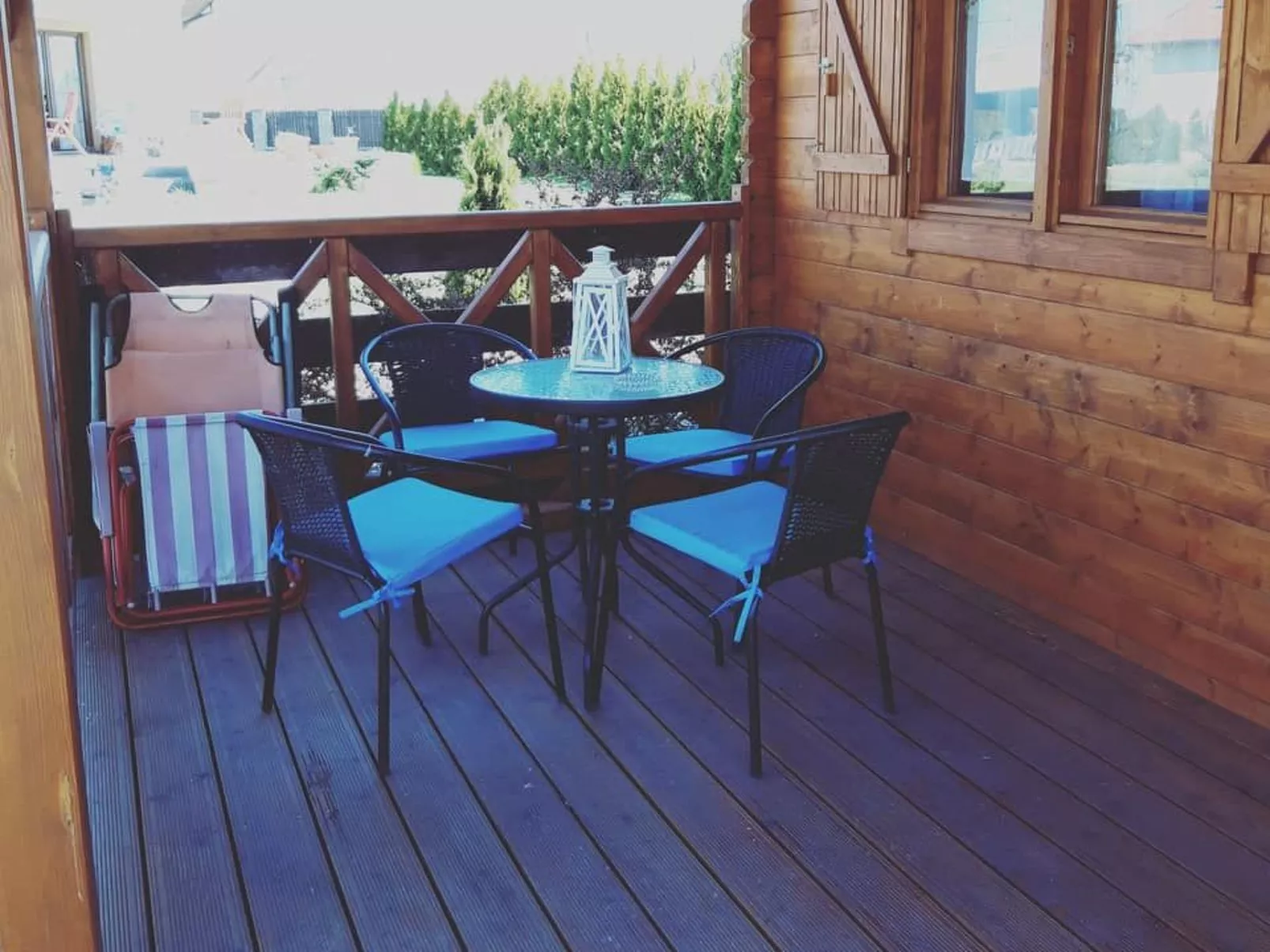 Haus in Karsibór mit Grill, Terrasse und Garten-Buiten