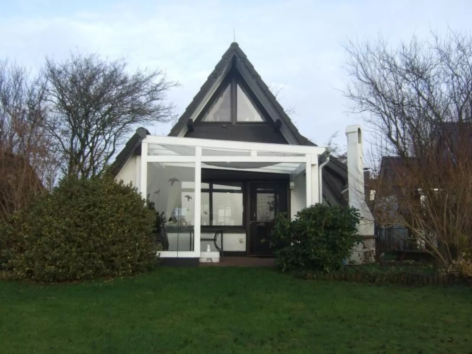 Nurdachhaus Klabautermann mit Terrasse und Garten - Buiten