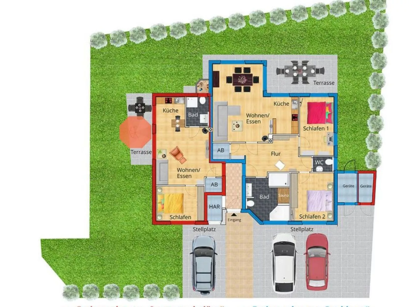 Gesamte Wohnung in Burhave mit Eigener Terrasse-Binnen