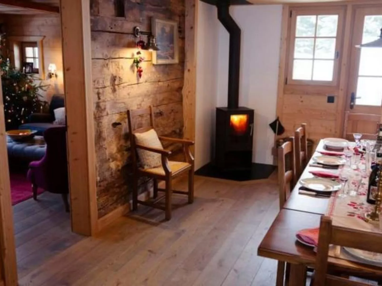 Authentisches Schweizer Alpenchalet aus dem 18. Jh.-Binnen