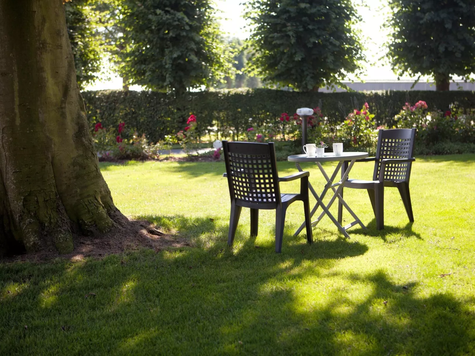 Modern eingerichtete Suite mit Terrasse-Buiten