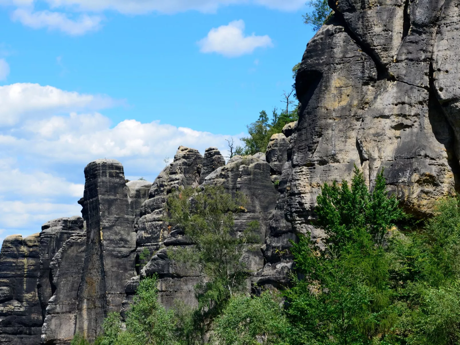 Panoramablick in Königstein-Buiten