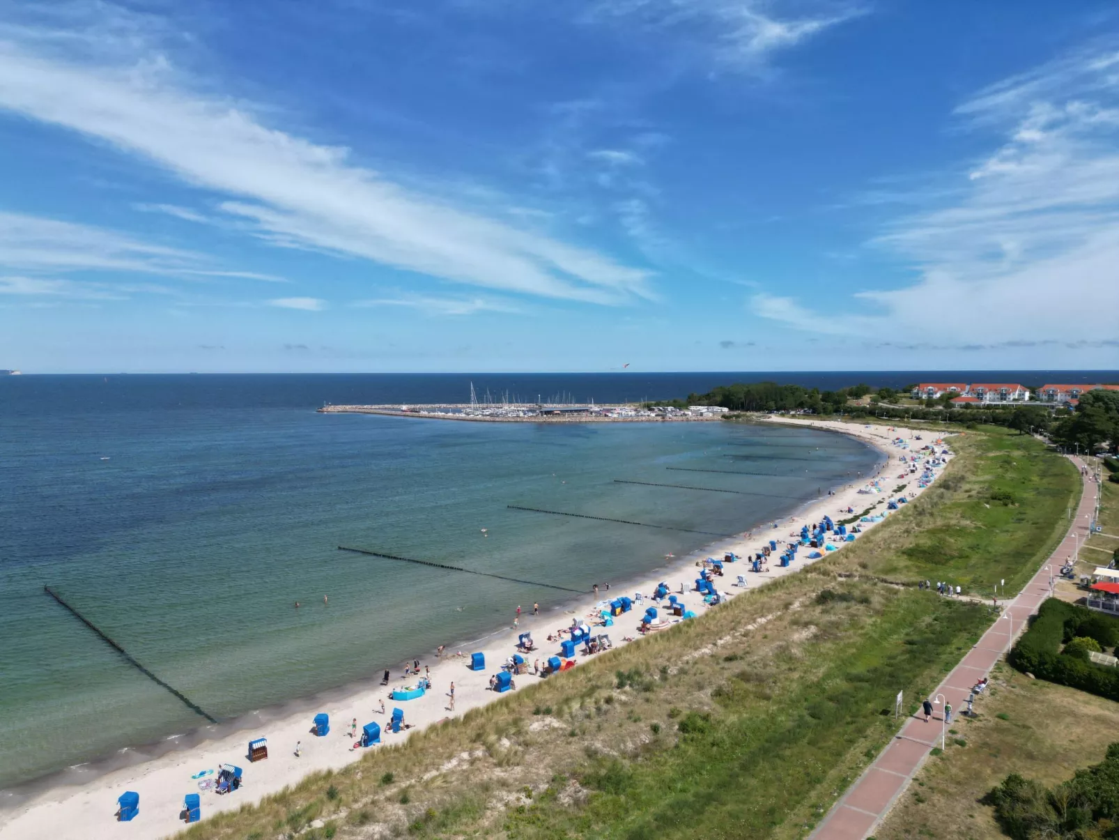 Exclusives Apartement in Glowe Villa Am Meer OG-Buiten