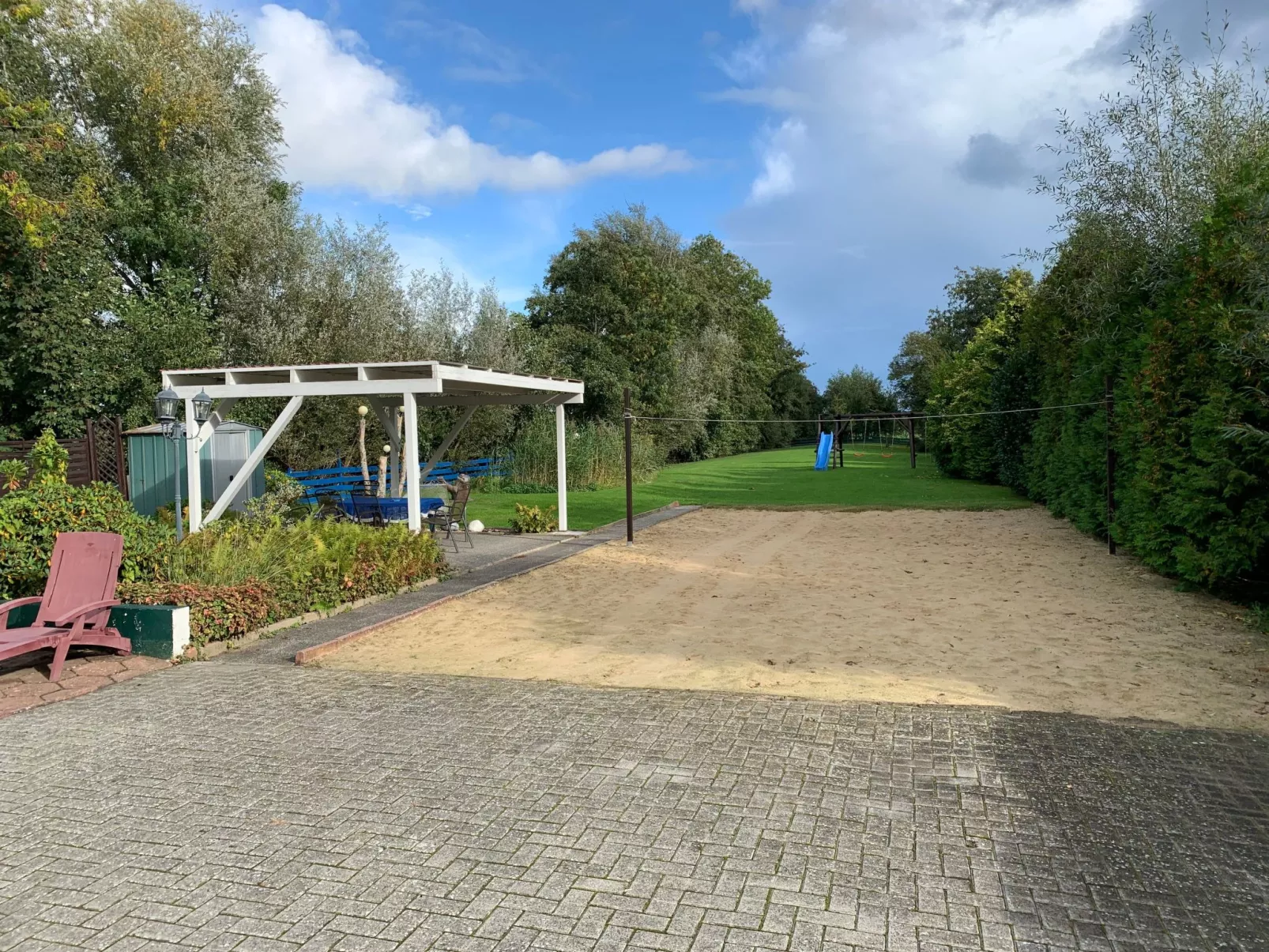 Appartement in Norderende mit Großem Garten-Buiten