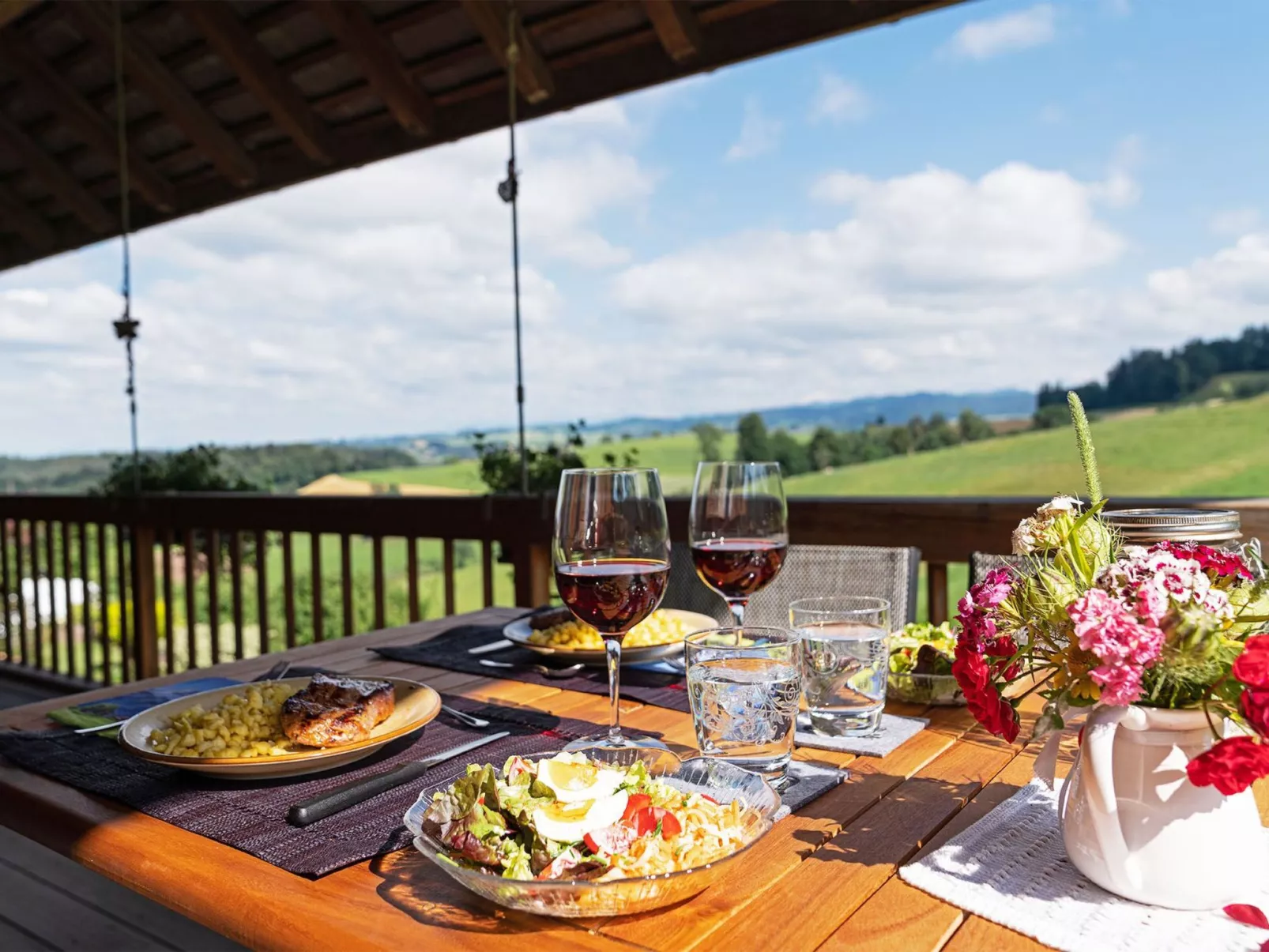 Eggenhof Ferien-Buiten