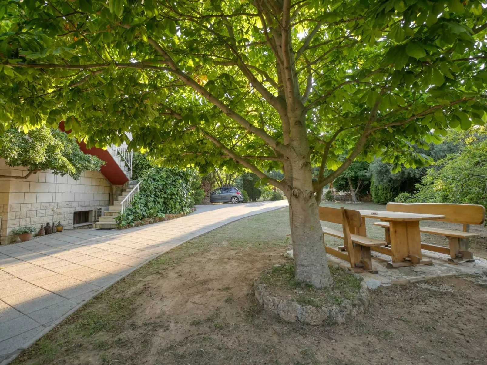 Wohnung "Helena3" mit Blick auf das Wasser - Buiten