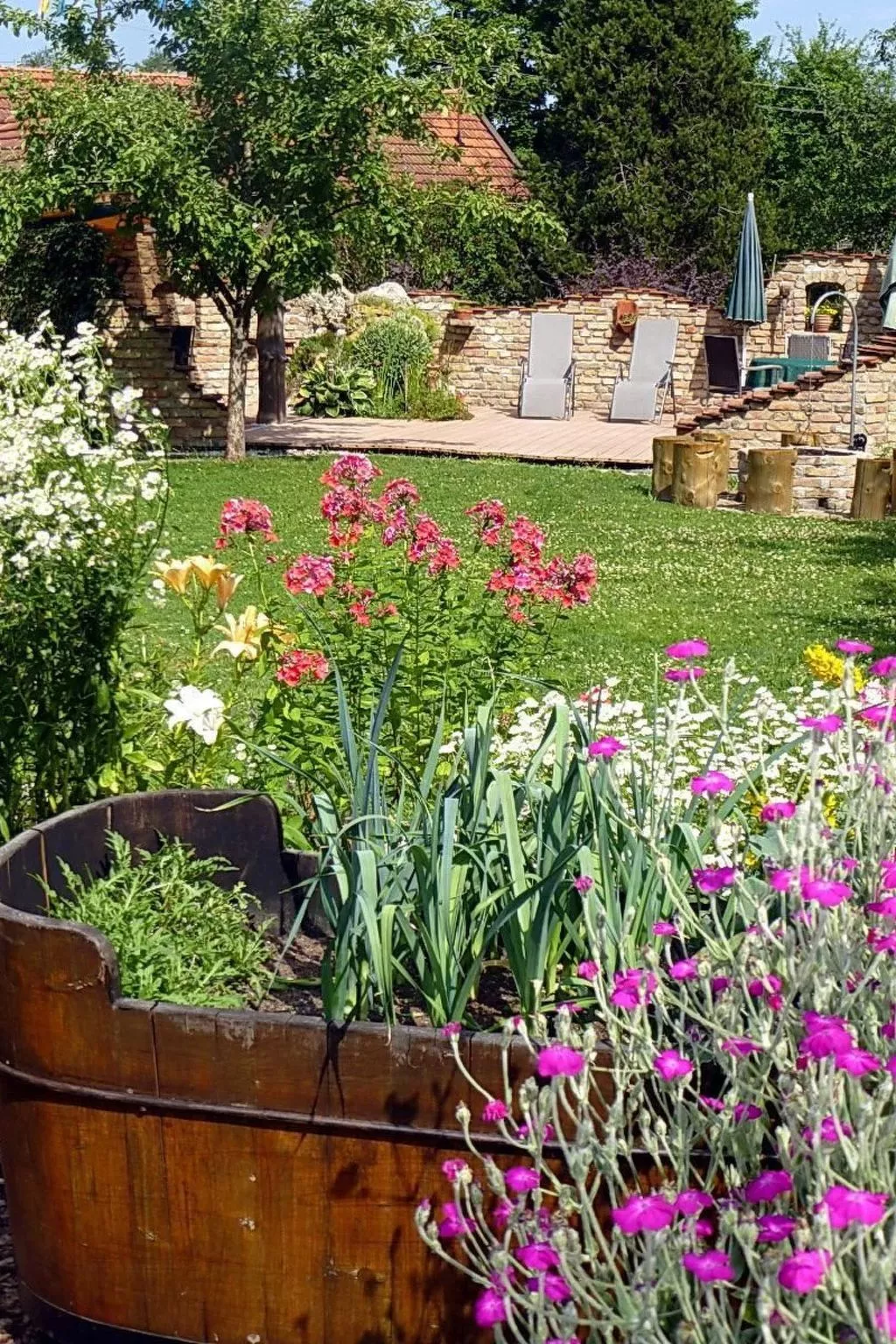 Appartement in Bad Bayersoien mit Großem Garten-Buiten