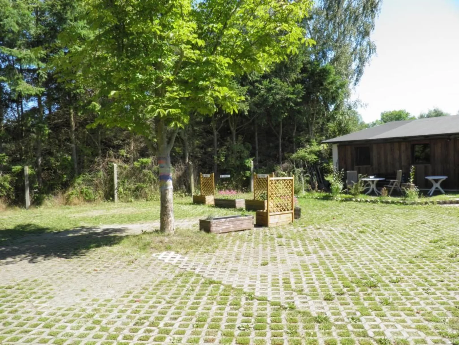 Appartement in Lütow mit Grill-Buiten