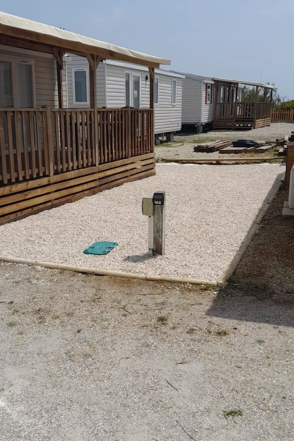 Mobilheim "Les Dunes" mit Blick auf das Wasser-Image-tags.info