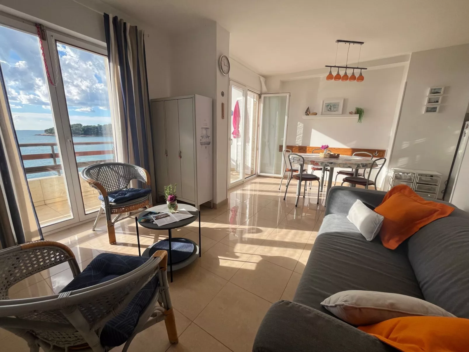 Apartment Marijana mit Meerblick-Binnen