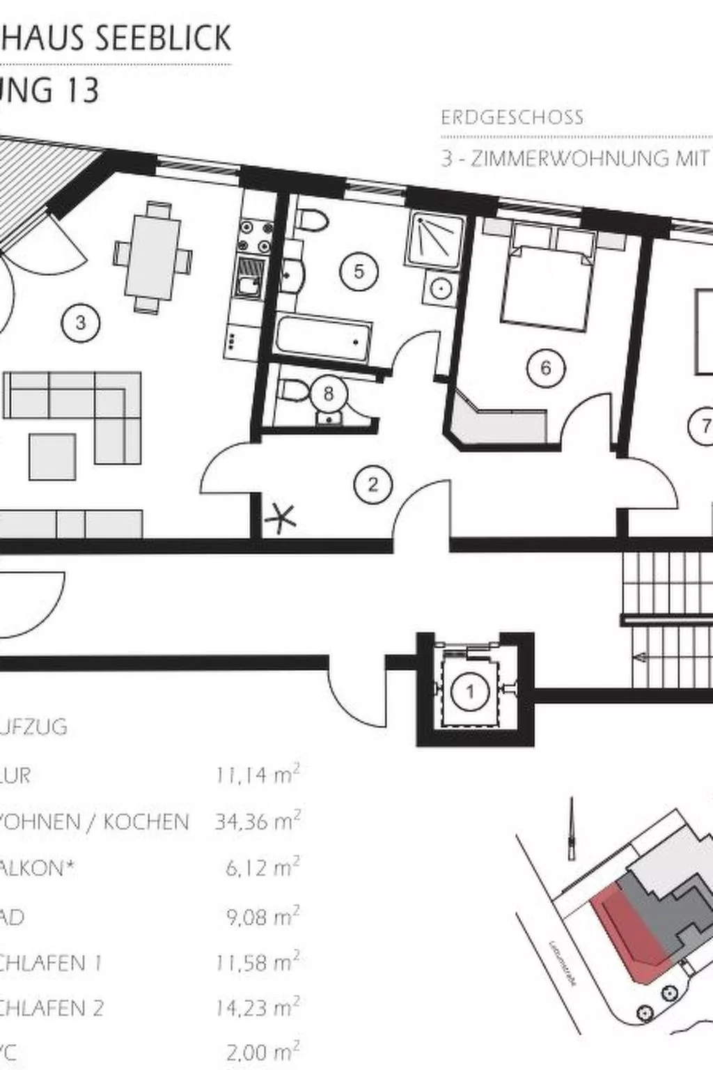 Strandhaus Seeblick-Binnen