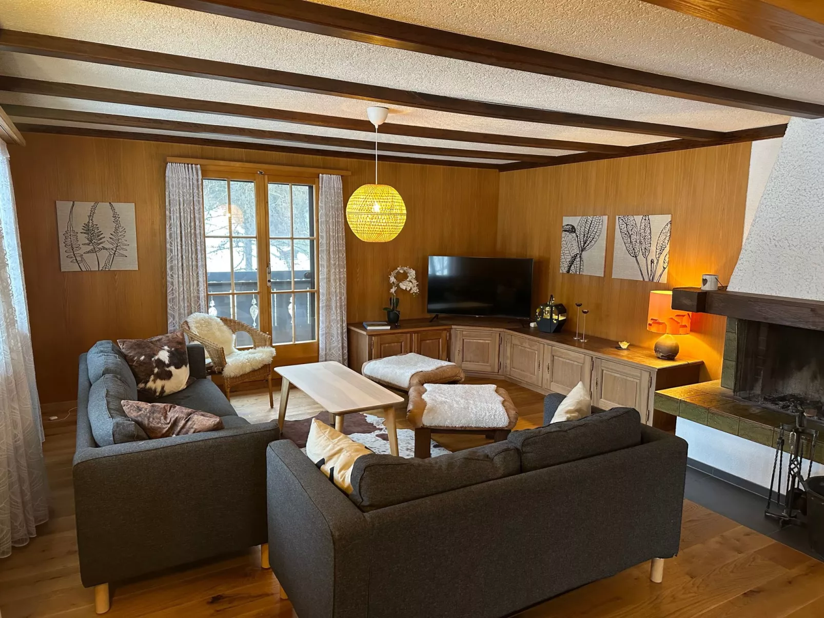 Chalet Finkenwiese - für 8 Erwachsene und 5 Kinder-Binnen